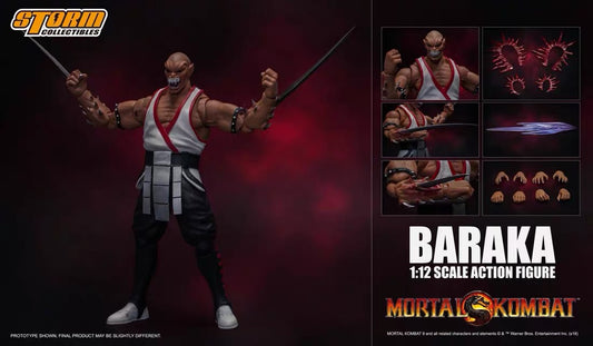 Storm Collectibles Mortal Kombat Baraka 1/12 Scale Action Figure MK9