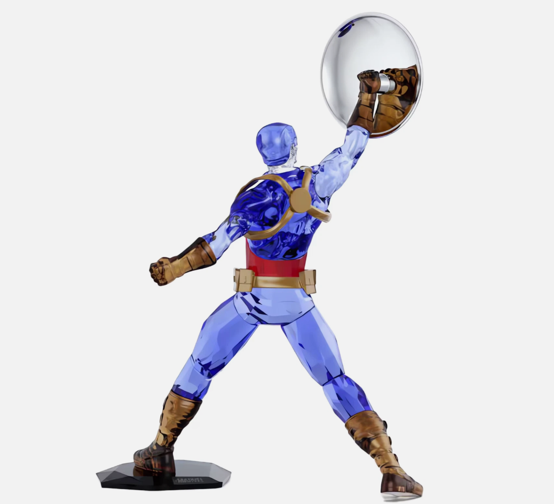 Swarovski Marvel Captain America Crystal Figurine 5676135 Collectible