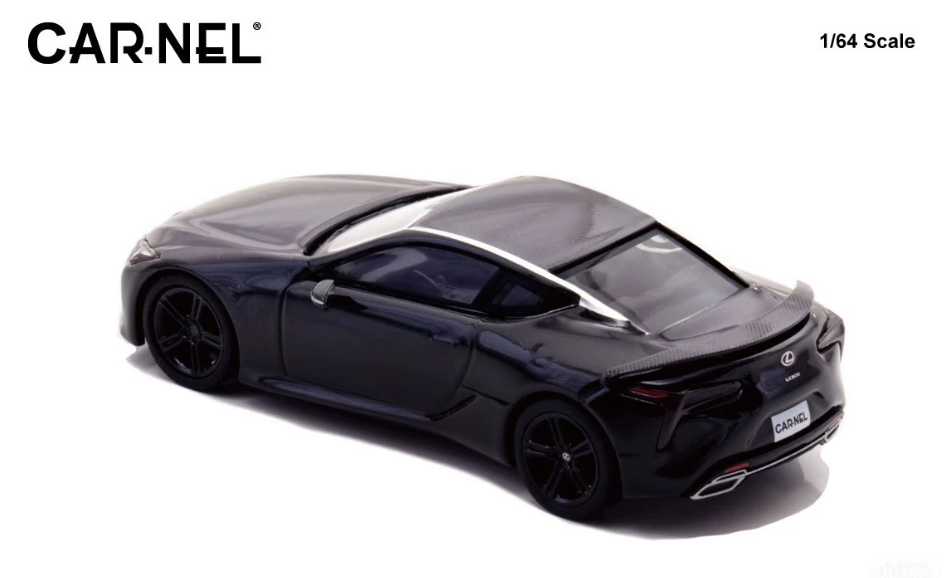 CARNEL 1/64 Lexus LC500 Black New Model
