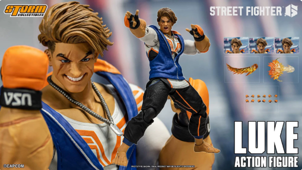Storm Collectibles 1/12 Street Fighter 6 Luke Action Figure