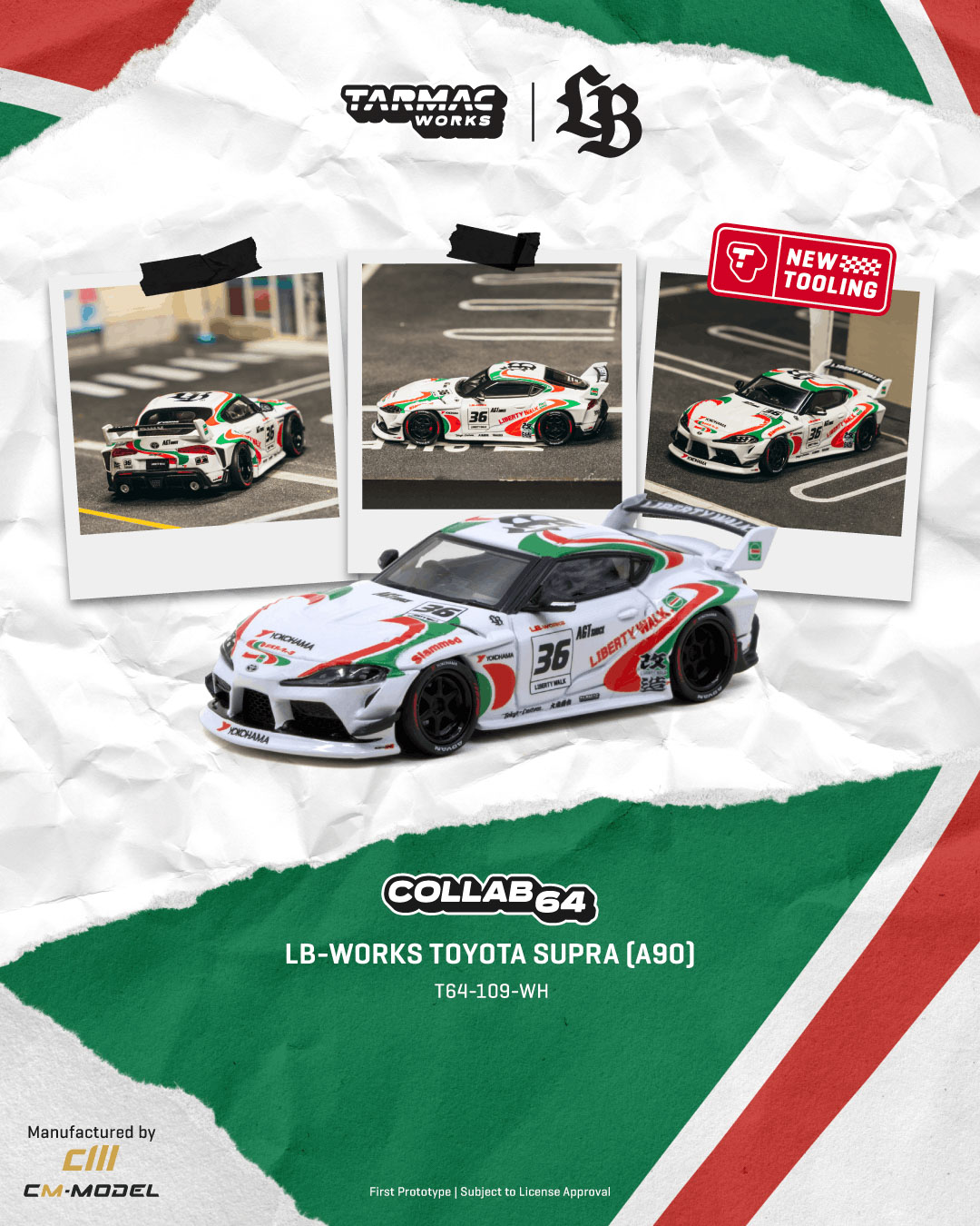 Tarmac Works LB-WORKS Toyota Supra A90 36 Preorder