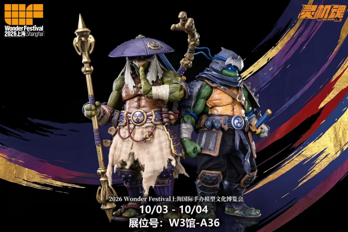 LingJiHun TMNT Raphael 1/12 Scale Doraphael Wuxia Style Action Figure