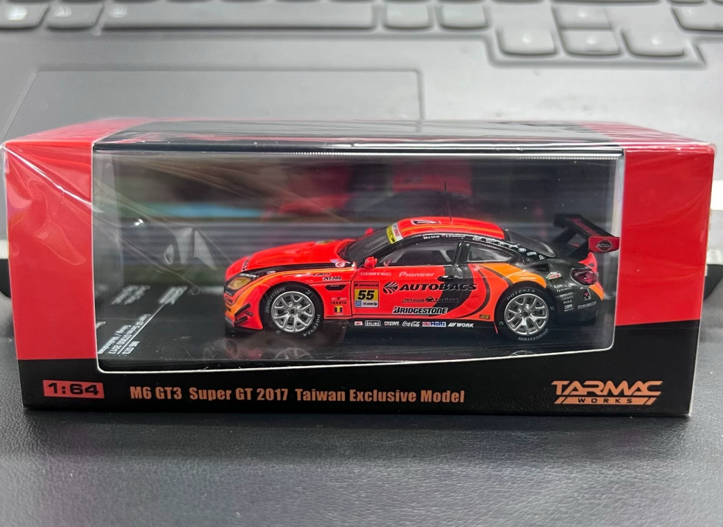 Tarmac Works 1/64 BMW M6 GT3 AUTOBACS 55 Taiwan Exclusive