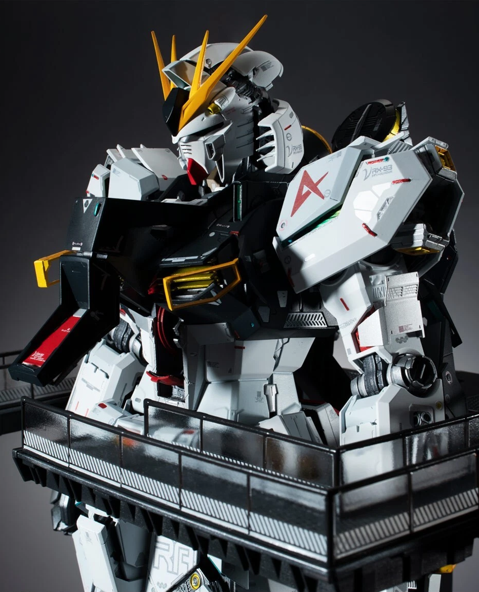 BANDAI METAL STRUCTURE KAITAI SHOU KI RX-93 ν GUNDAM (Nu Gundam) Tamashii Nation