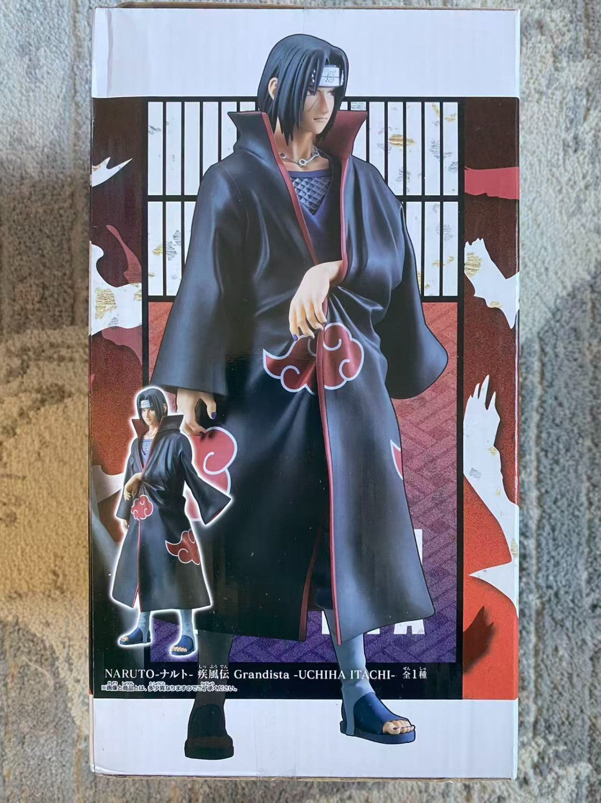 Naruto Grandista Itachi Uchiha Banpresto Bandai Spirits Anime Figure Authentic