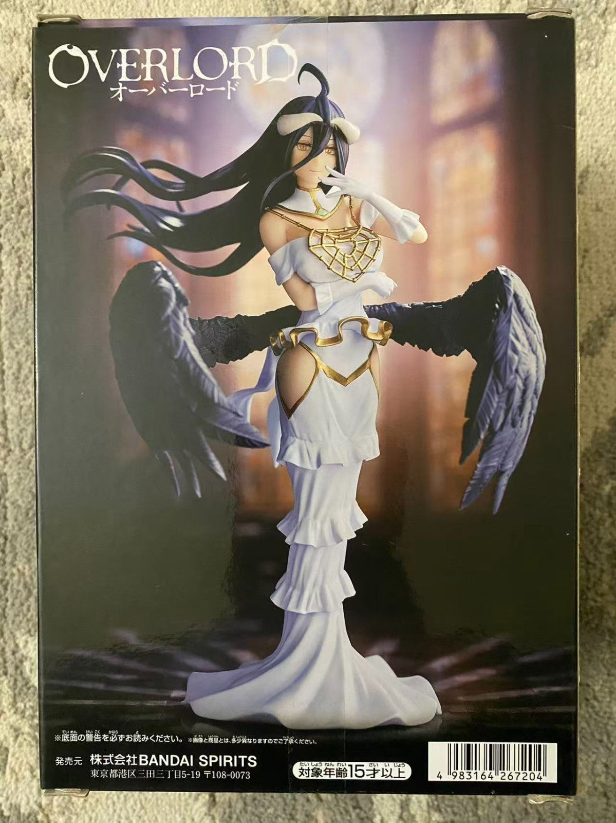 Overlord Albedo Figure Pure white Devil Costume Banpresto Anime JAPAN Statue