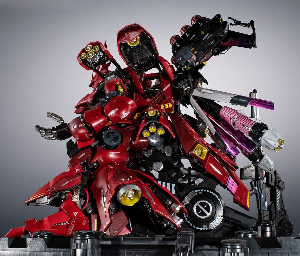 BANDAI METAL STRUCTURE KAITAI SHOU KI MSN-04 SAZABI Tamashii Nations New