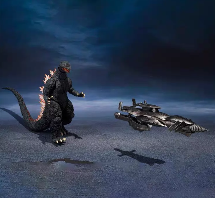 Bandai SHMonsterArts Godzilla 2004 Heat Ray Ver. VS New Gotengo Figure