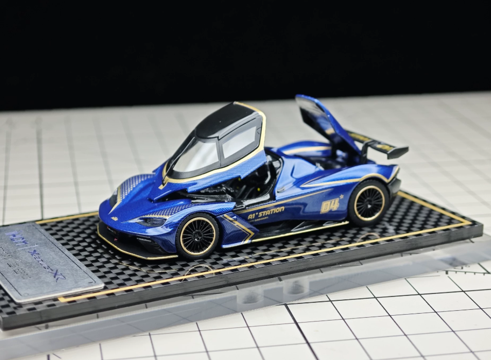 IHCM 1/64 KTM X-Bow GT-XR A1 Station Blue Carbon Foshan APA
