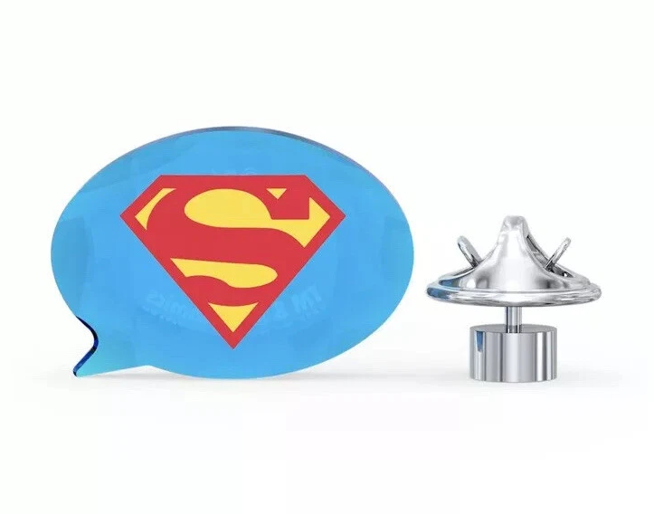 Swarovski DC Comics Superman Logo Crystal Magnet Brooch