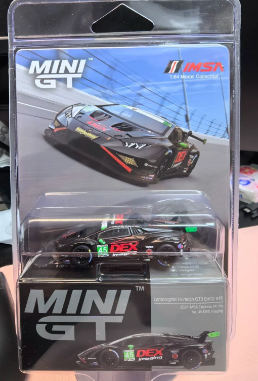 MINIGT 1:64 Lamborghini Huracan GT3 EVO2 No 45 IMSA 2024 Daytona Model
