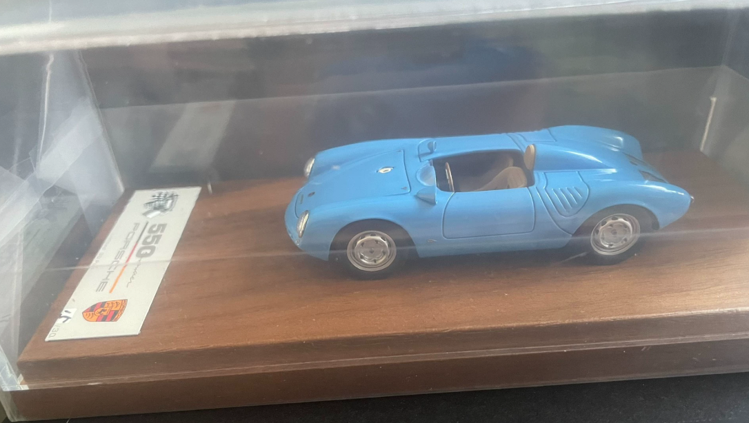 DMH 1:43 Porsche 550 Spyder Limited Edition Blue Resin Model (30 pcs)