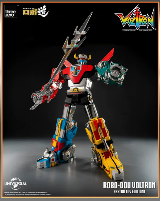 Threezero ROBO-DOU Voltron Retro Toy Edition Figure