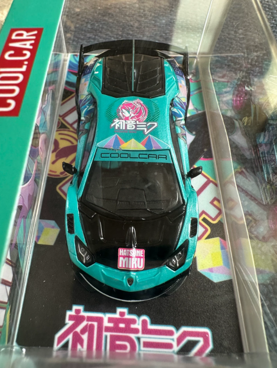 COOL CAR 1/64 Lamborghini Huracan GT3 EVO Hatsune Miku