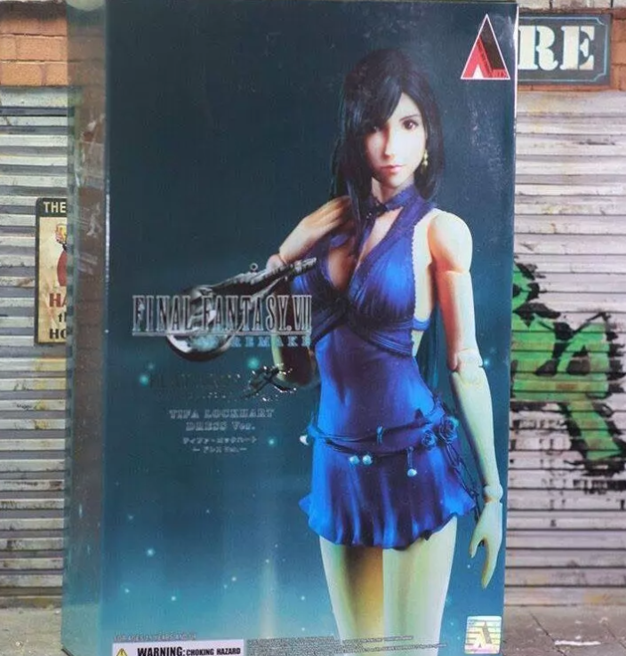 Play Arts Kai Final Fantasy VII Remake Tifa Lockhart Exotic Dress Ver Figure