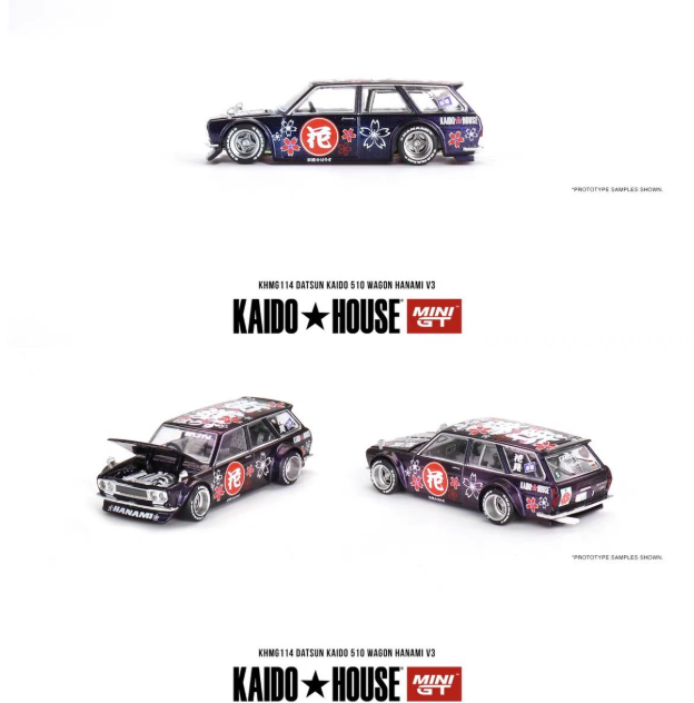 Kaido House MINI GT 1/64 Datsun 510 Wagon Hanami V3