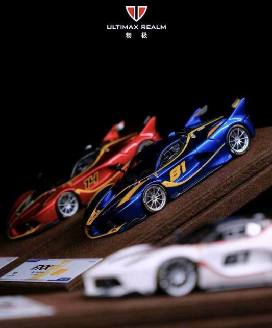 Ultimax Realm 1/64 Ferrari FXX-K Blue No.81