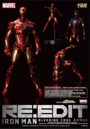 Sentinel RE:EDIT Marvel Iron Man Bleeding Edge Armor Figure