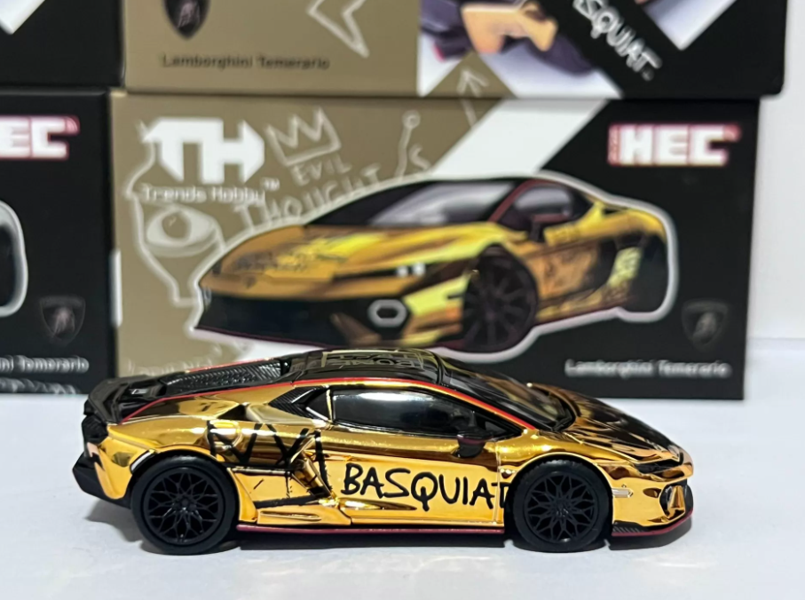 Trends Hobby 1/64 Lamborghini Temerario Basquiat Gold Edition