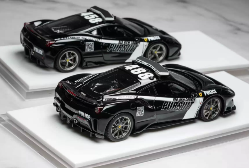 ELA 1/43 Ferrari 488 Pista RCPD Pursuit Police Car Limited 20