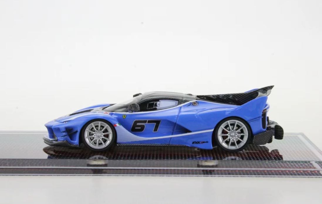 U2 1/64 Ferrari FXX-K Evo Blue Racing 67 Limited 199