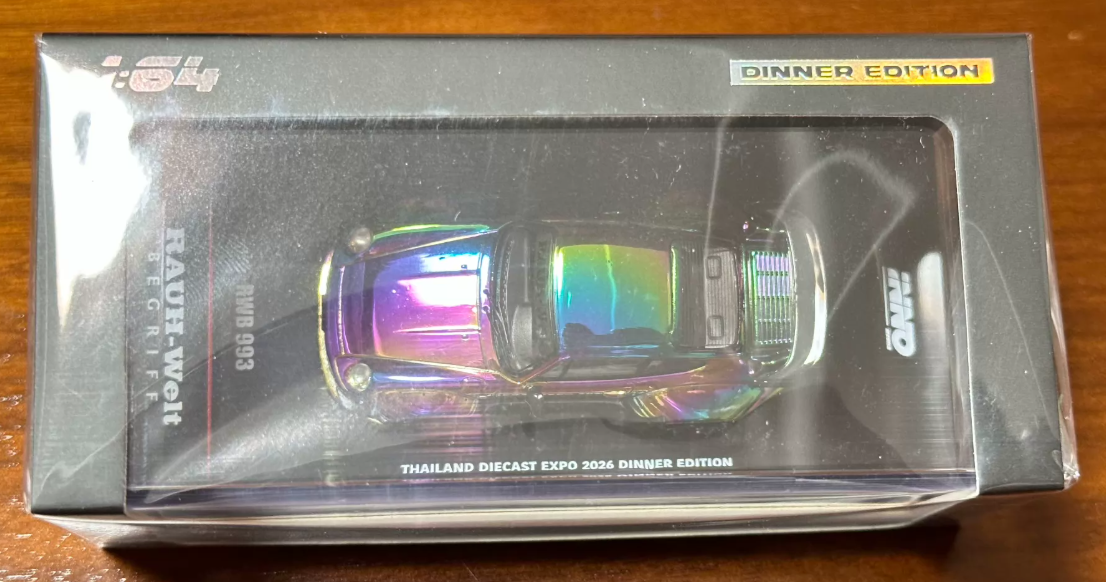 INNO 1/64 Porsche 993 RWB Iridescent TDE 2026 Dinner Car Limited
