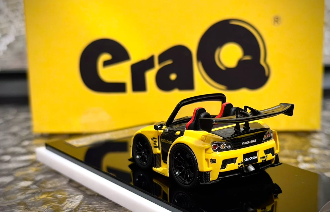 EraQ 1/64 Honda S2000 J'S Racing Maou Yellow Malaysia Exclusive