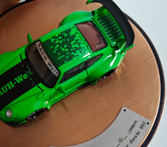 PGM 1/64 RWB Porsche 993 Green Rough Rhythm Limited 299