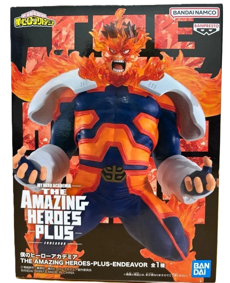 Banpresto The Amazing Heroes Plus Endeavor Figure My Hero Academia MHA BNIB