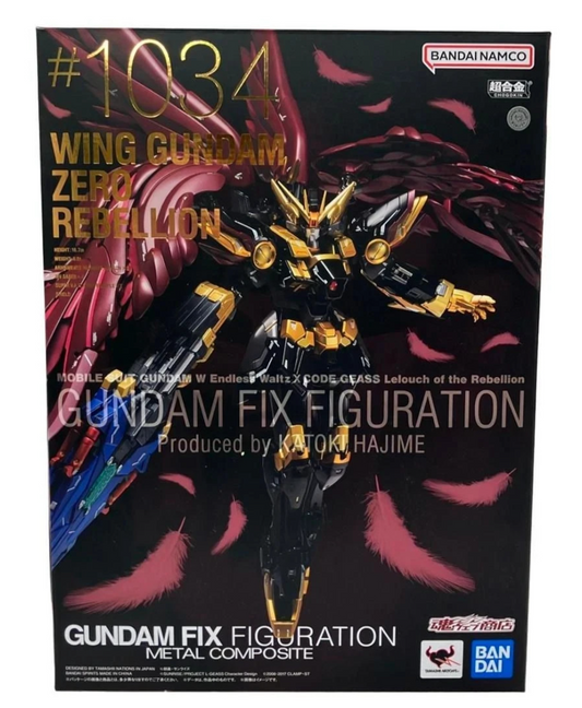 Bandai GFFMC #1034 Wing Gundam Zero Rebellion Metal Composite Figure