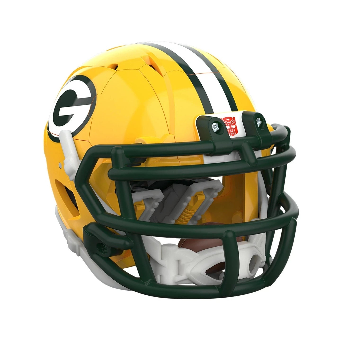 Tundra Prime Packers Transformers NFL Helmet Robot Hasbro Figure New 2-in-1