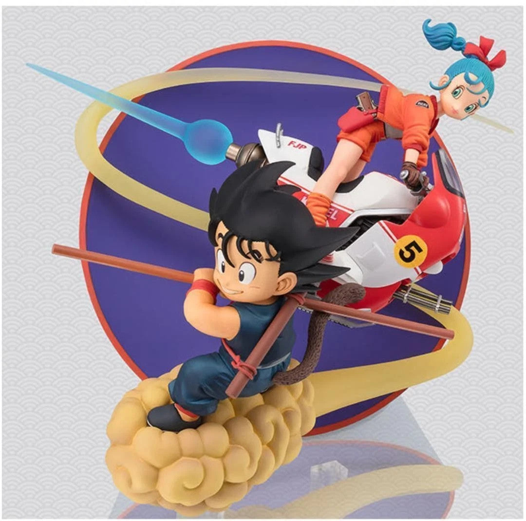 FiguartsZERO Dragon Ball Goku & Bulma Figure Flying Nimbus Bike Bandai