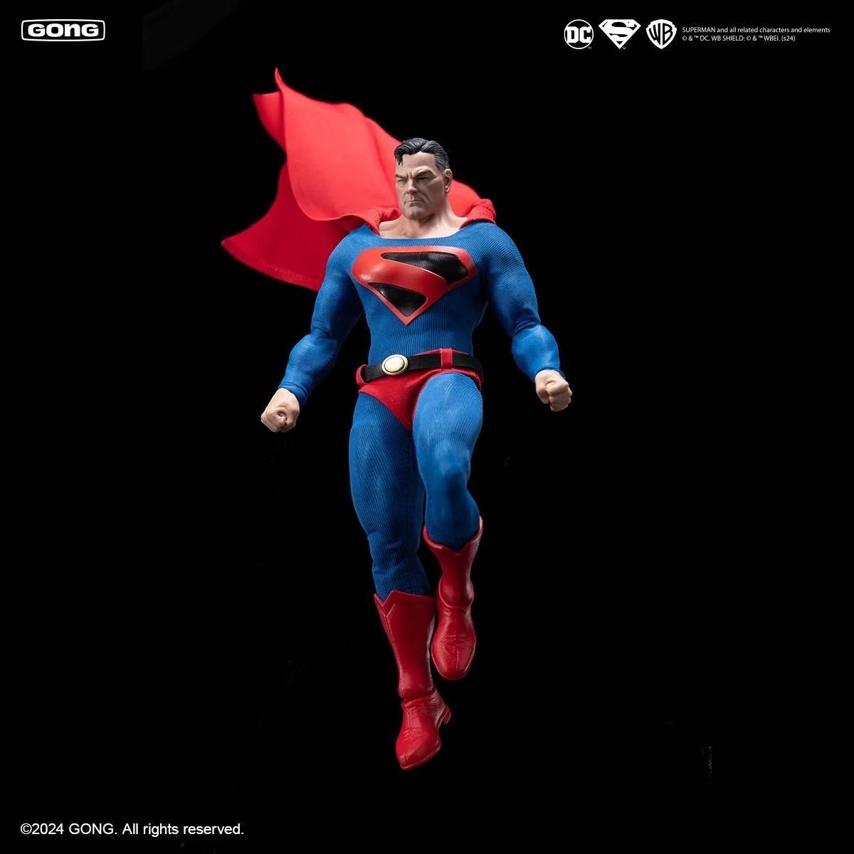 Superman 1/12 Scale Action Figure GONG DC Comics Warner Bros Licensed w/bonus