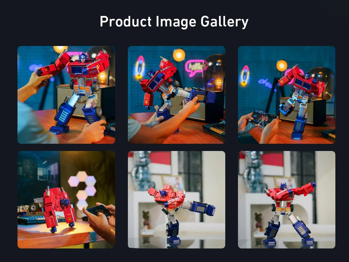 Robos Transformers Optimus Prime Elite Edition Auto-Converting Robot G1 Voice RC