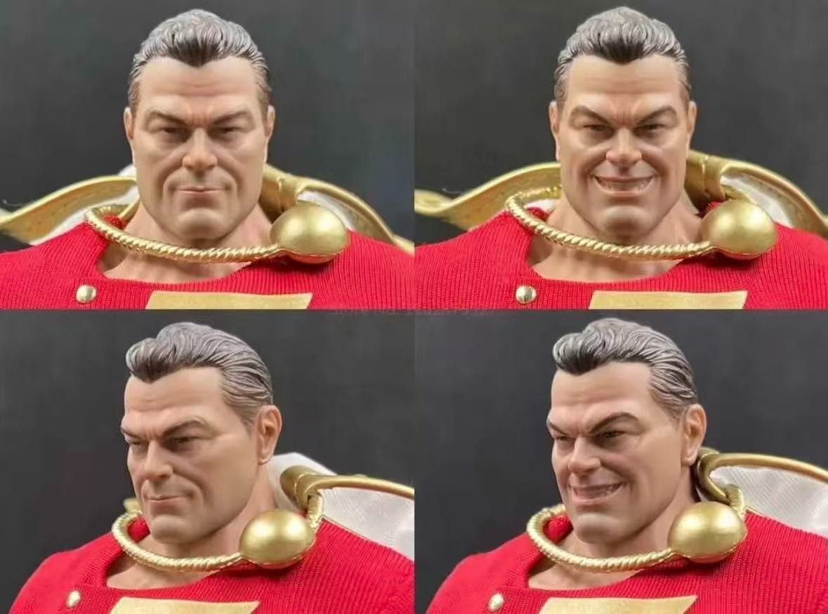Shazam 1/12 Scale Action Figure GONG DC Comics Warner Bros Licensed Set w/Bonus