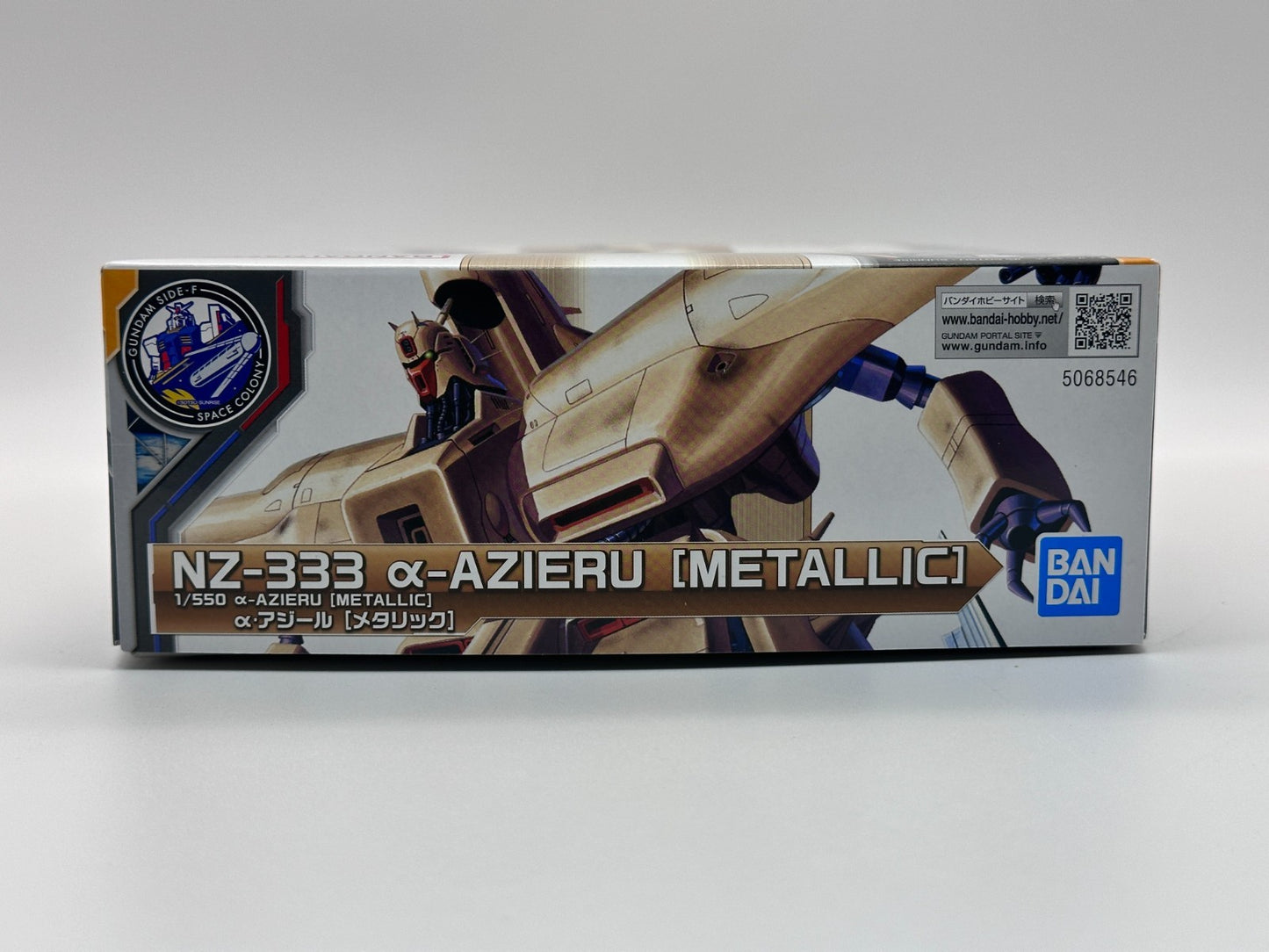 Bandai 1/550 NZ-333 Alpha Azieru Metallic Gundam Side-F Limited Model Kit New