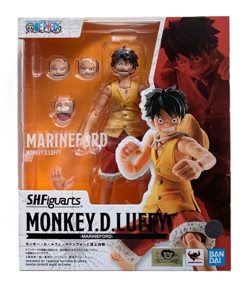 SHF One Piece Monkey D Luffy Marineford Figure S.H.Figuarts Bandai