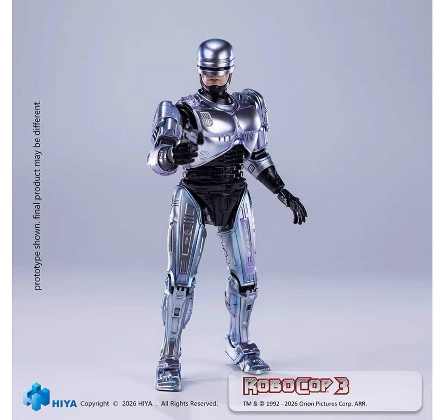 Hiya Toys RoboCop 3 RoboCop 1/12 Scale Action Figure Preorder Dec 2026