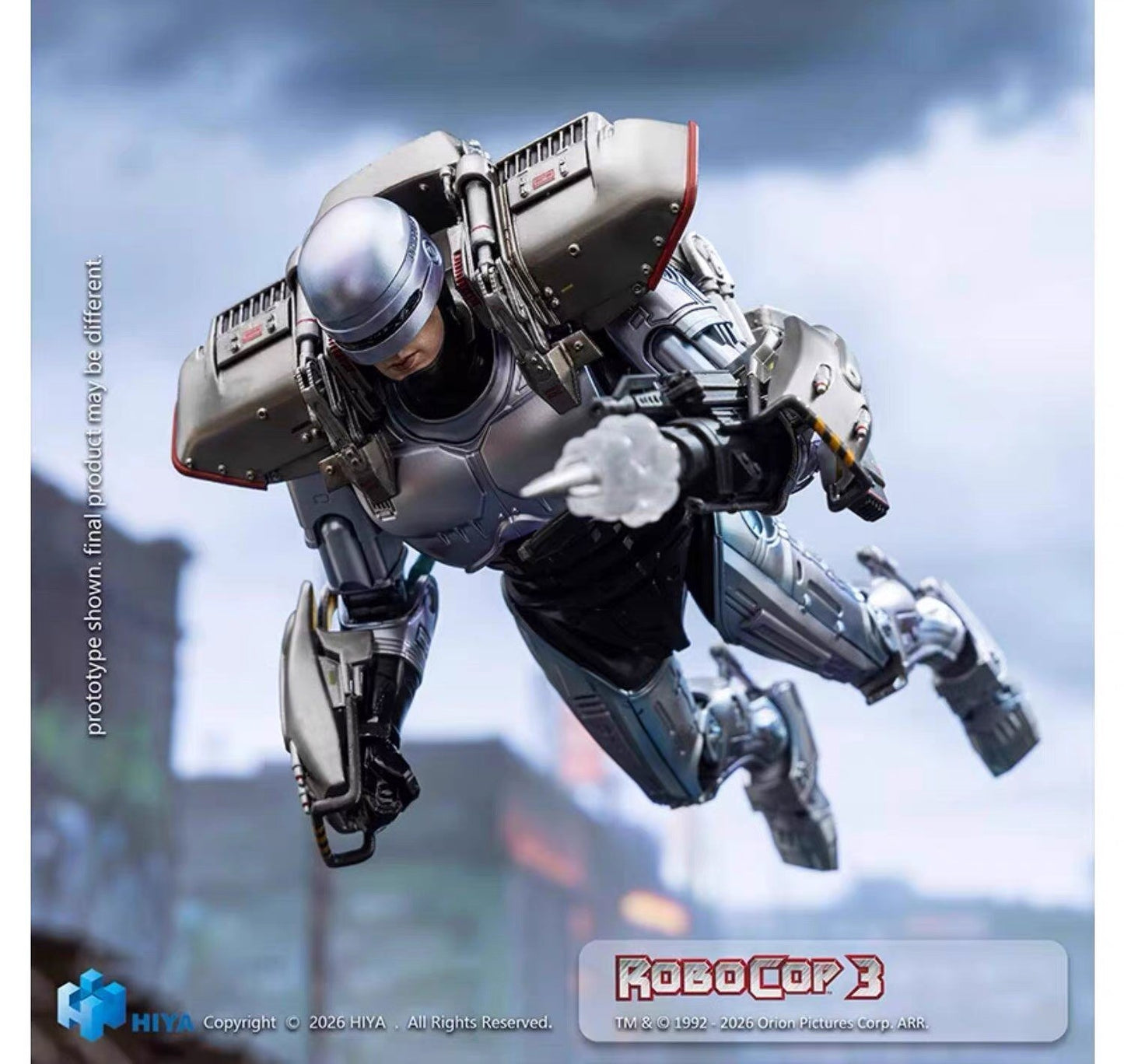 Hiya Toys RoboCop 3 RoboCop 1/12 Scale Action Figure Preorder Dec 2026