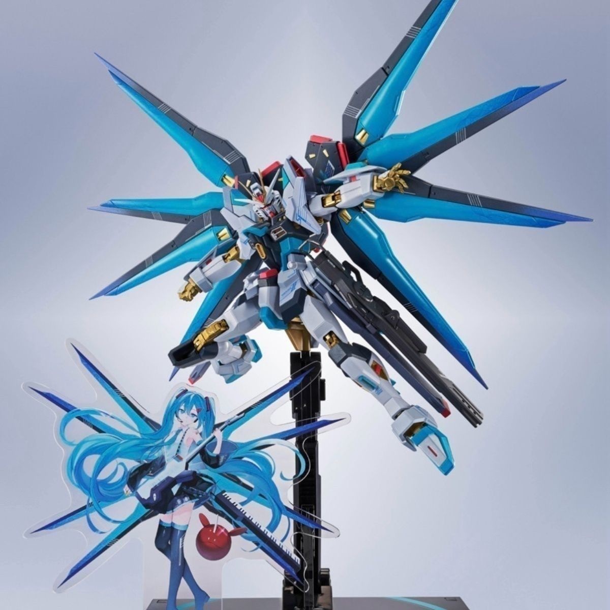 Bandai Metal Robot Spirits Strike Freedom Gundam Type II Hatsune Miku Ver Figure