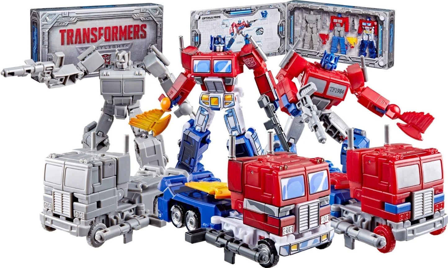 Transformers Spotlight Optimus Prime 3 Figure Set Hasbro G1 Style NEW