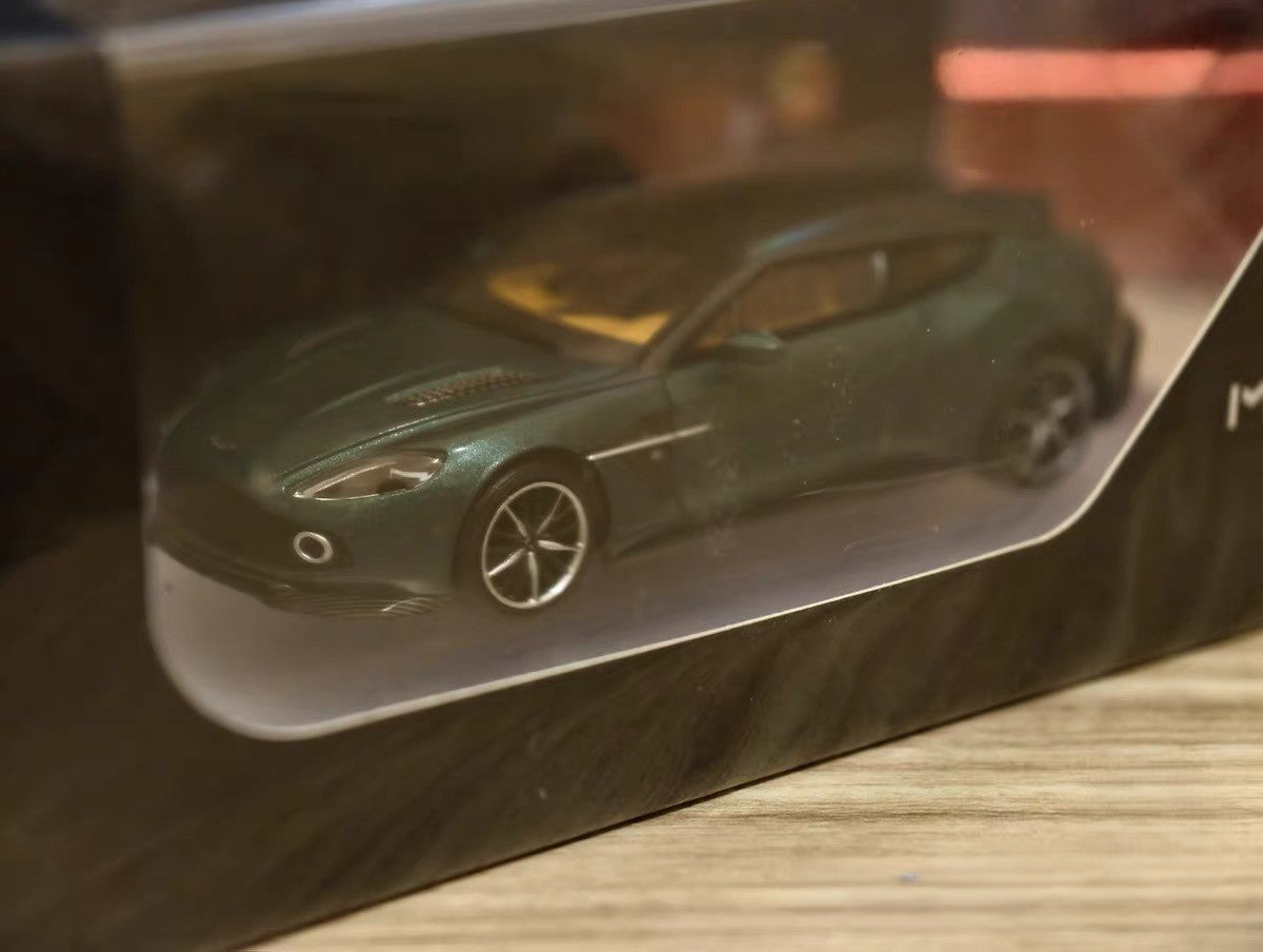King Model Aston Martin Vanquish Zagato Green 1/64 Diecast