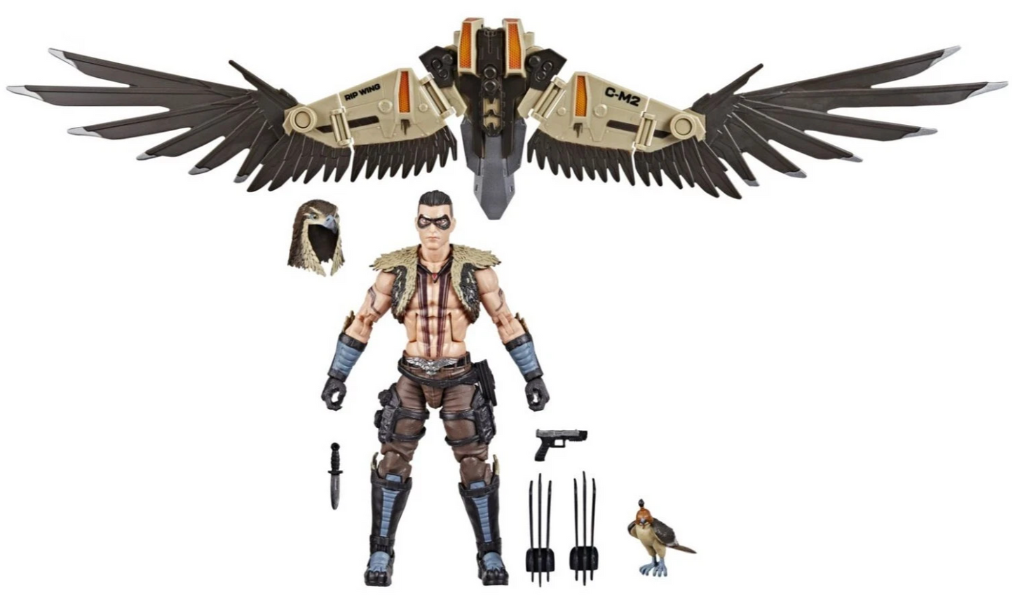 GI Joe Classified Raptor Talon & General Ledger Cobra Falconer Figure Hasbro NEW