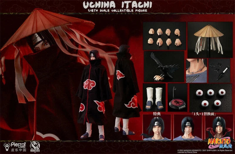 Rocket Toys Uchiha Itachi 1/6 Scale Figure Naruto Shippuden Akatsuki