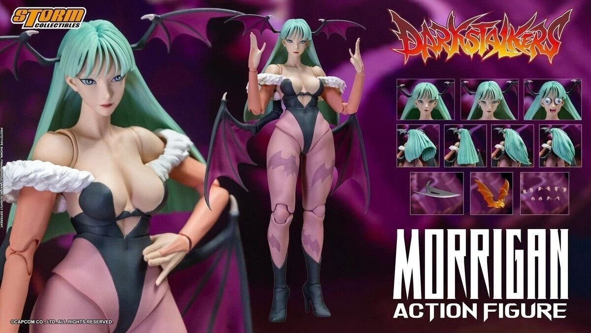 Storm Collectibles Morrigan Darkstalkers Action Figure Capcom