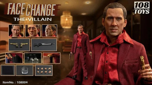 New 108TOYS Face Change The Villain 108004 1/6  Troy Nicolas 12" Action Figure