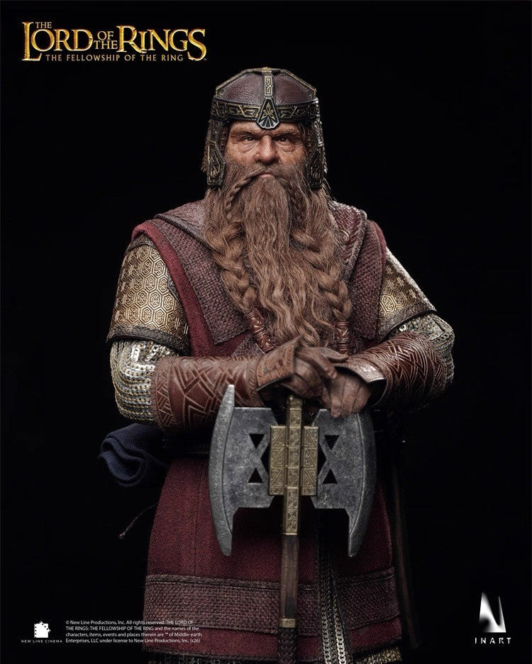 INART Gimli 1/6 Figure Lord of the Rings Fellowship Dwarf Collectible PREORDER