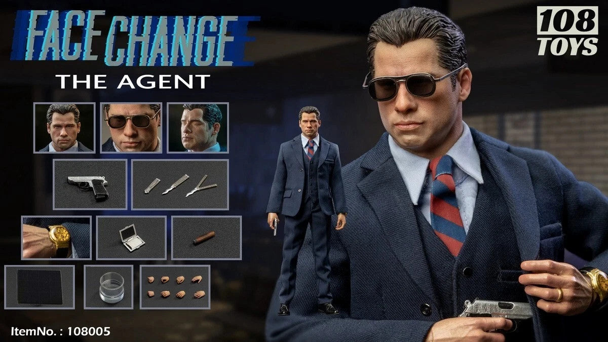 108TOYS Face Change The Agent 108005 1/6 Sean Archer John Travolta