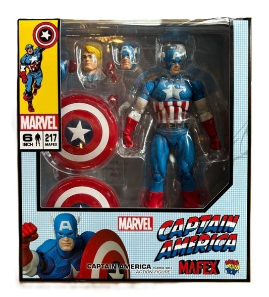 MAFEX No.217 Captain America Comic Version Marvel Medicom Figure