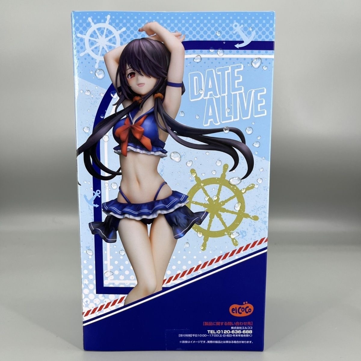 Date A Live Kurumi Tokisaki Marine Style Swimsuit Figure Taito Prize Japan NEW
